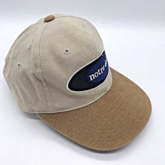 Notre Dame Fighting Irish NCAA American Needle Strapback Ball Cap Tan Official - Picture 3 of 11